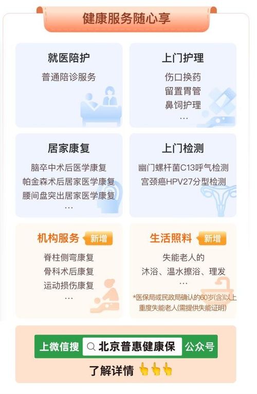就醫(yī)陪護(hù) 上門(mén)護(hù)理 居家康復(fù) 北京普惠健康保服務(wù)增至49項(xiàng)